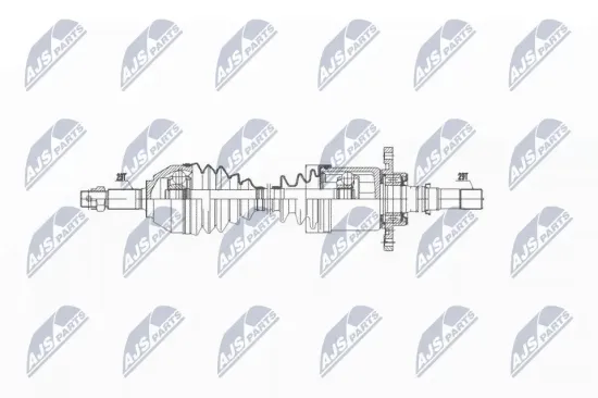Antriebswelle Vorderachse rechts NTY NPW-NS-041 Bild Antriebswelle Vorderachse rechts NTY NPW-NS-041