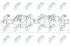 Antriebswelle Vorderachse links NTY NPW-NS-048 Bild Antriebswelle Vorderachse links NTY NPW-NS-048