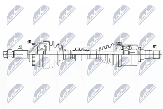 Antriebswelle Vorderachse links NTY NPW-NS-060 Bild Antriebswelle Vorderachse links NTY NPW-NS-060