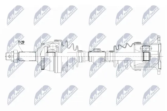 Antriebswelle Vorderachse rechts NTY NPW-NS-066 Bild Antriebswelle Vorderachse rechts NTY NPW-NS-066