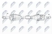 Antriebswelle Vorderachse links NTY NPW-NS-072