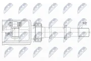 Gelenksatz, Antriebswelle Vorderachse rechts NTY NPW-NS-081