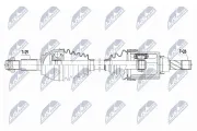 Antriebswelle Vorderachse links NTY NPW-NS-098