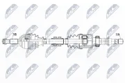 Antriebswelle Vorderachse links NTY NPW-PE-077