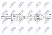 Antriebswelle Vorderachse links Vorderachse rechts NTY NPW-NS-173