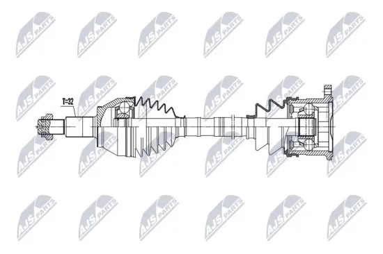 Antriebswelle Hinterachse links NTY NPW-NS-183 Bild Antriebswelle Hinterachse links NTY NPW-NS-183
