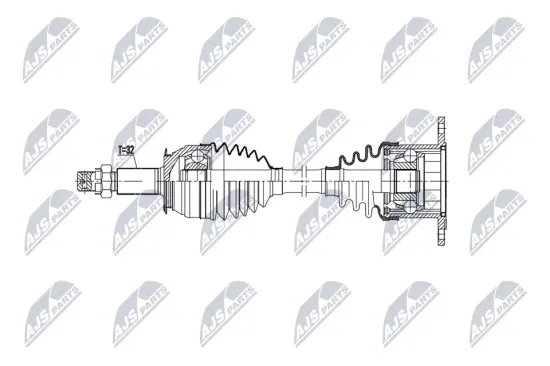 Antriebswelle Hinterachse links NTY NPW-NS-191 Bild Antriebswelle Hinterachse links NTY NPW-NS-191