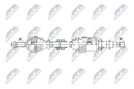 Antriebswelle Vorderachse rechts NTY NPW-NS-200 Bild Antriebswelle Vorderachse rechts NTY NPW-NS-200