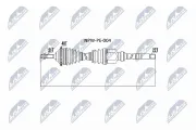 Antriebswelle Vorderachse rechts NTY NPW-PE-004