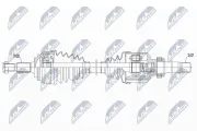 Antriebswelle Vorderachse rechts NTY NPW-PE-089