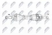 Antriebswelle Vorderachse links NTY NPW-PE-099