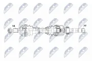 Antriebswelle Vorderachse rechts NTY NPW-PE-101