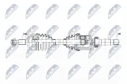 Antriebswelle Vorderachse rechts NTY NPW-PE-103