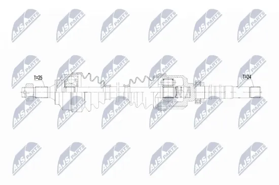 Antriebswelle Vorderachse rechts NTY NPW-PE-124 Bild Antriebswelle Vorderachse rechts NTY NPW-PE-124