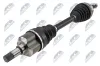Antriebswelle Vorderachse links NTY NPW-PE-129 Bild Antriebswelle Vorderachse links NTY NPW-PE-129