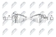 Antriebswelle Hinterachse links Hinterachse rechts NTY NPW-PE-155