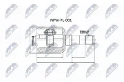 Gelenksatz, Antriebswelle getriebeseitig NTY NPW-PL-001