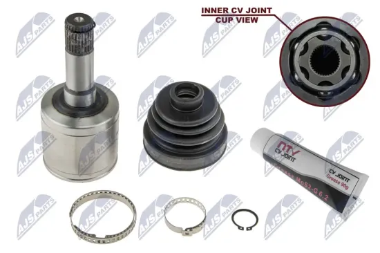 Gelenksatz, Antriebswelle Vorderachse links Vorderachse rechts getriebeseitig NTY NPW-PL-011 Bild Gelenksatz, Antriebswelle Vorderachse links Vorderachse rechts getriebeseitig NTY NPW-PL-011