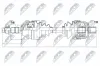 Antriebswelle Vorderachse rechts NTY NPW-PL-032 Bild Antriebswelle Vorderachse rechts NTY NPW-PL-032
