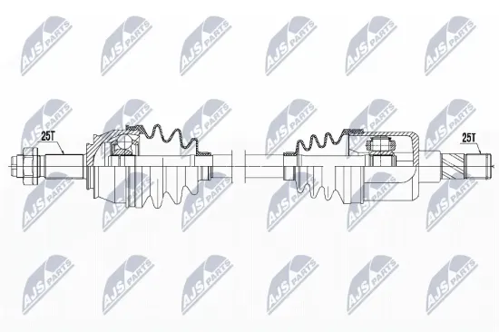 Antriebswelle Vorderachse links Vorderachse NTY NPW-PL-041 Bild Antriebswelle Vorderachse links Vorderachse NTY NPW-PL-041