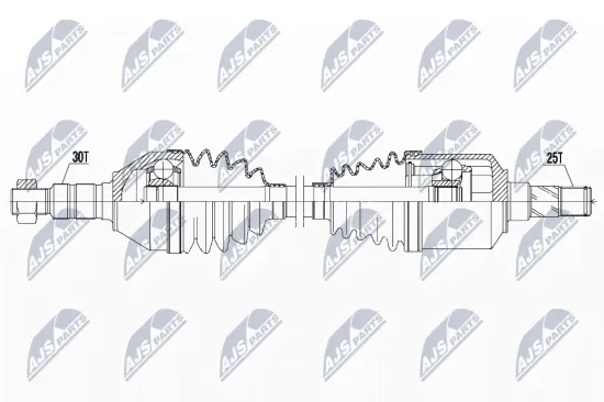 Antriebswelle Vorderachse links Vorderachse NTY NPW-PL-042 Bild Antriebswelle Vorderachse links Vorderachse NTY NPW-PL-042