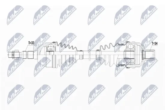 Antriebswelle Vorderachse rechts NTY NPW-PL-055 Bild Antriebswelle Vorderachse rechts NTY NPW-PL-055