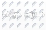 Antriebswelle Vorderachse rechts NTY NPW-PL-065