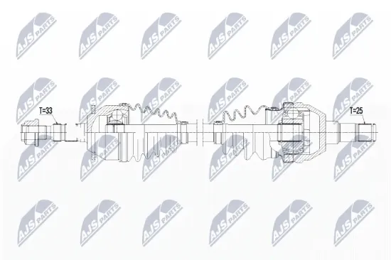 Antriebswelle Vorderachse links NTY NPW-PL-069 Bild Antriebswelle Vorderachse links NTY NPW-PL-069