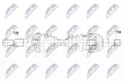 Antriebswelle Hinterachse links NTY NPW-PL-085
