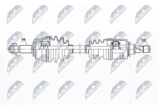 Antriebswelle Vorderachse rechts NTY NPW-PL-099 Bild Antriebswelle Vorderachse rechts NTY NPW-PL-099