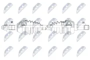 Antriebswelle Vorderachse links Vorderachse rechts NTY NPW-PL-148