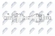 Antriebswelle Vorderachse links NTY NPW-PL-149
