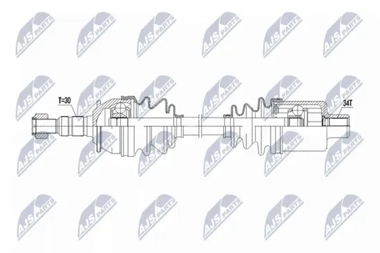 Antriebswelle Vorderachse rechts NTY NPW-PL-150 Bild Antriebswelle Vorderachse rechts NTY NPW-PL-150