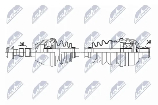 Antriebswelle Vorderachse rechts NTY NPW-PL-161 Bild Antriebswelle Vorderachse rechts NTY NPW-PL-161