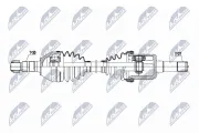 Antriebswelle Vorderachse links Vorderachse rechts NTY NPW-PL-167