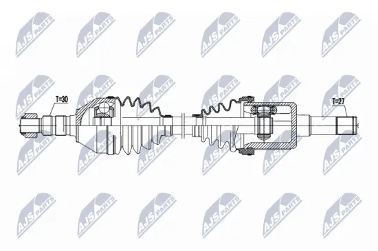 Antriebswelle Vorderachse links Vorderachse rechts NTY NPW-PL-167 Bild Antriebswelle Vorderachse links Vorderachse rechts NTY NPW-PL-167