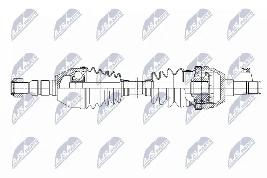 Antriebswelle Vorderachse links NTY NPW-PL-169 Bild Antriebswelle Vorderachse links NTY NPW-PL-169