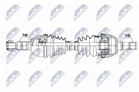 Antriebswelle Vorderachse links NTY NPW-PL-170 Bild Antriebswelle Vorderachse links NTY NPW-PL-170