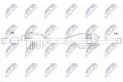 Antriebswelle Vorderachse links NTY NPW-PL-177