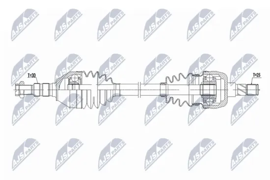 Antriebswelle Vorderachse links NTY NPW-PL-186 Bild Antriebswelle Vorderachse links NTY NPW-PL-186