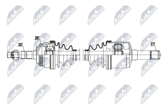Antriebswelle Vorderachse rechts NTY NPW-PL-187 Bild Antriebswelle Vorderachse rechts NTY NPW-PL-187