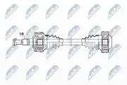 Antriebswelle Hinterachse links NTY NPW-PS-002