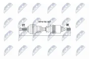 Antriebswelle Vorderachse links NTY NPW-RE-007