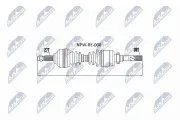 Antriebswelle Vorderachse rechts NTY NPW-RE-008