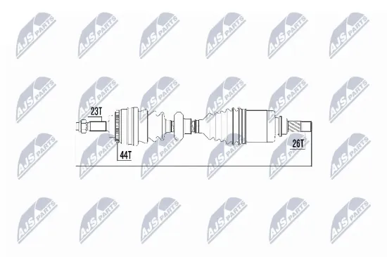 Antriebswelle Vorderachse links NTY NPW-RE-017 Bild Antriebswelle Vorderachse links NTY NPW-RE-017