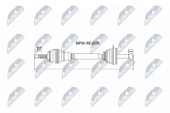 Antriebswelle Vorderachse links NTY NPW-RE-039 Bild Antriebswelle Vorderachse links NTY NPW-RE-039