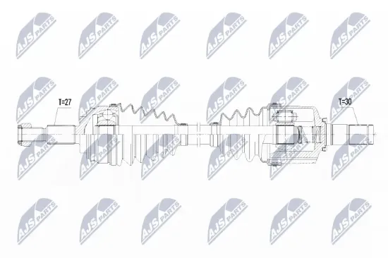 Antriebswelle Vorderachse links NTY NPW-RE-091 Bild Antriebswelle Vorderachse links NTY NPW-RE-091