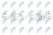 Antriebswelle Vorderachse links NTY NPW-RE-099