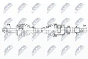 Antriebswelle Vorderachse rechts NTY NPW-RE-126