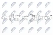 Antriebswelle Vorderachse rechts NTY NPW-RE-128